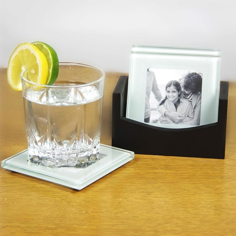Fifth Avenue Crystal Glass Coasters